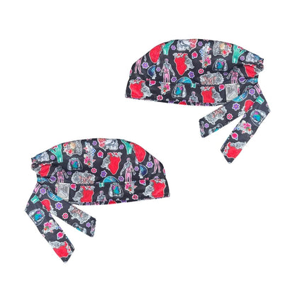 Gorro Medico Quirúrgico - Anatomía Humana - Versalius - Negro 5