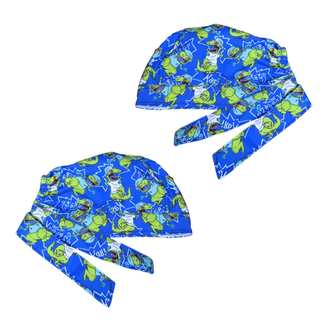 Gorro Quirúrgico Medico Rugrats-reptar - Celeste