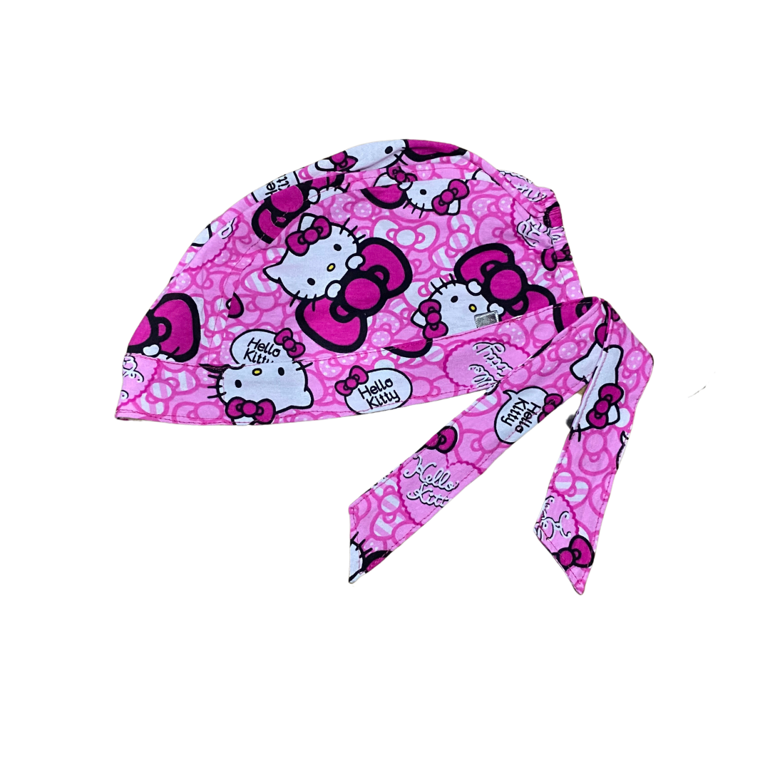 Gorro Quirúrgico Hello Kitty Rossa Cordones - Antisudor - Every Medical -  Dr. Gorrito