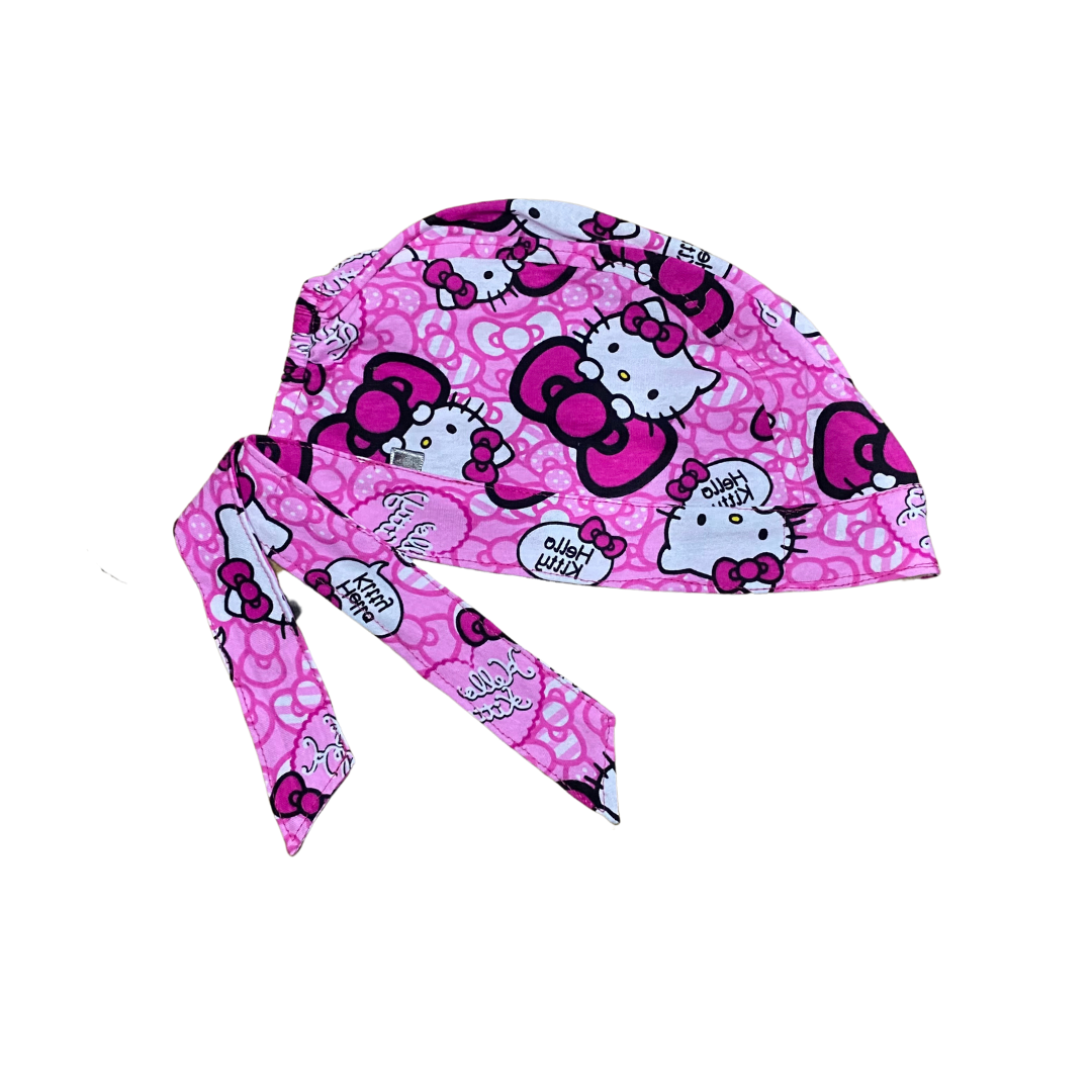 Gorro Quirúrgico Hello Kitty Rossa Cordones - Antisudor - Every Medical -  Dr. Gorrito