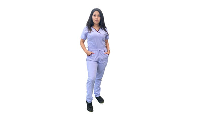 Uniforme Quirúrgico - Mujer - Lila - Modelo Puebla