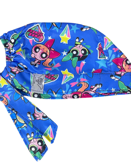 Gorro Medico Quirúrgico-las Chicas Super Poderosas-antisudor - Azul acero
