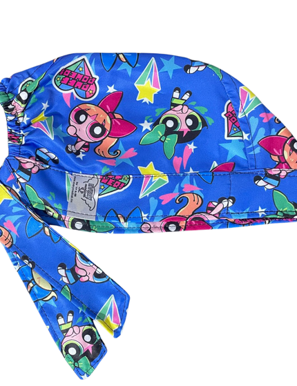 Gorro Medico Quirúrgico-las Chicas Super Poderosas-antisudor - Azul acero