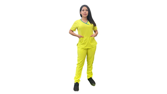 Uniforme Quirúrgico - Mujer - Verde Manzana - Modelo Puebla