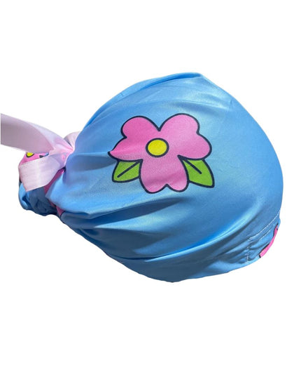 Gorro Medico Quirúrgico - Enfermería - SImpsons - Homero En Vestido - Listón - Celeste
