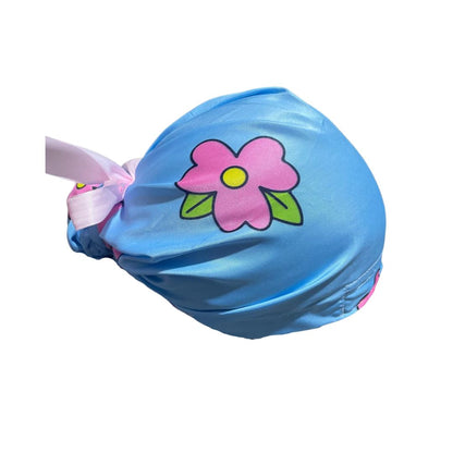 Gorro Medico Quirúrgico - Enfermería - SImpsons - Homero En Vestido - Listón - Celeste