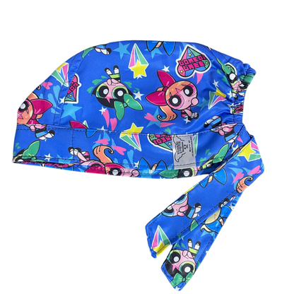 Gorro Medico Quirúrgico-las Chicas Super Poderosas-antisudor - Azul acero