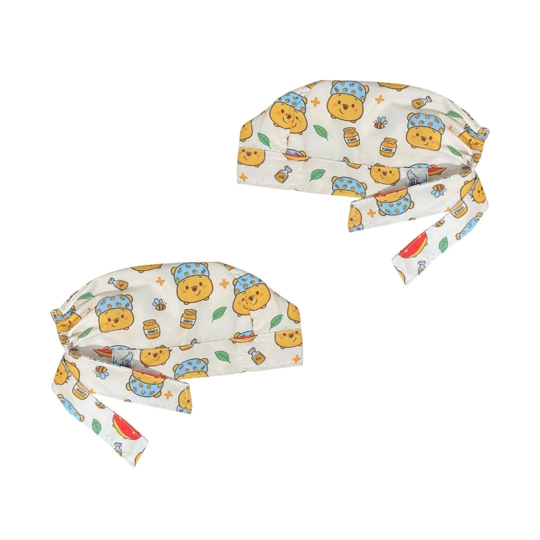 Gorro Medico Quirúrgico - Winnie Pooh - Enfermeria Hospital - Amarillo