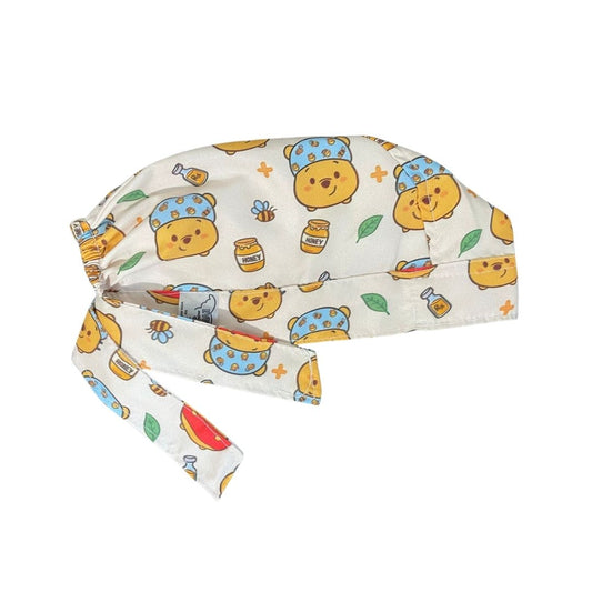 Gorro Medico Quirúrgico - Winnie Pooh - Enfermeria Hospital - Amarillo