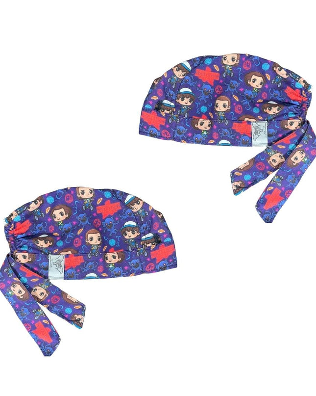 Gorro Medico Quirúrgico - Stranger Things - Enfermeria Hospital - Azul