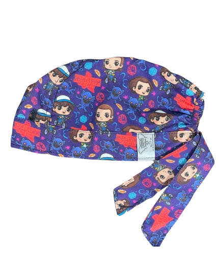 Gorro Medico Quirúrgico - Stranger Things - Enfermeria Hospital - Azul