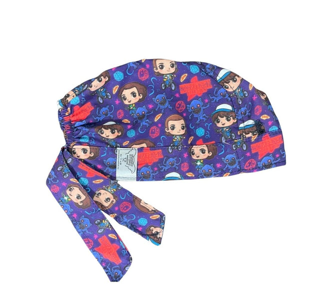 Gorro Medico Quirúrgico - Stranger Things - Enfermeria Hospital - Azul