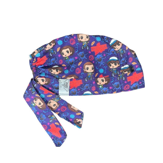 Gorro Medico Quirúrgico - Stranger Things - Enfermeria Hospital - Azul