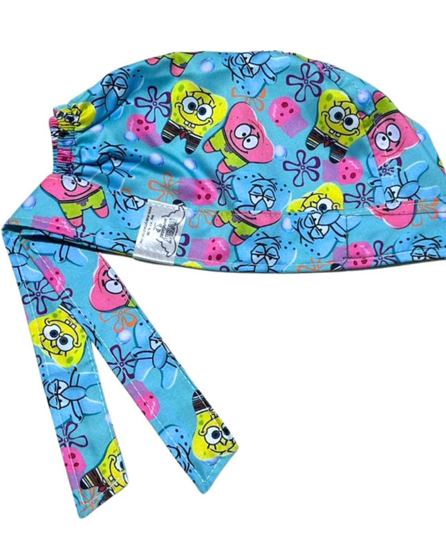 Gorro Quirúrgico Dentista bob esponja muelas dientes