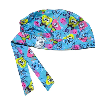 Gorro Quirúrgico Dentista bob esponja muelas dientes