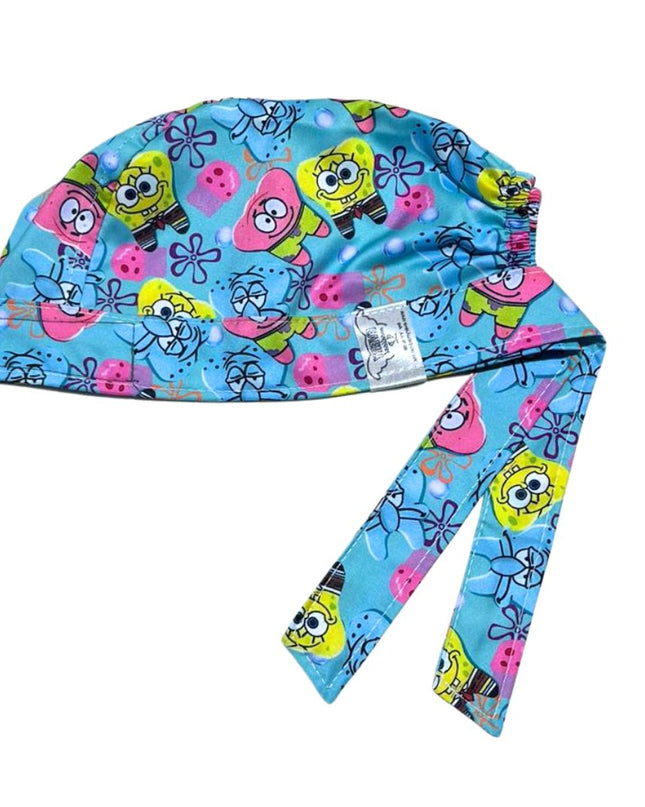 Gorro Quirúrgico Dentista bob esponja muelas dientes