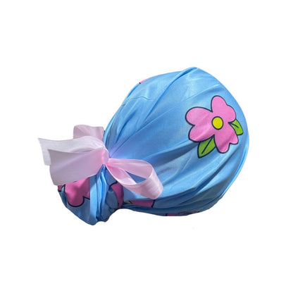 Gorro Medico Quirúrgico - Enfermería - SImpsons - Homero En Vestido - Listón - Celeste