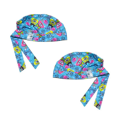 Gorro Quirúrgico Dentista bob esponja muelas dientes
