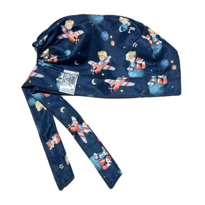 Gorro Medico Quirúrgico El Principito Antoine De Saint-exupé Azul Marino