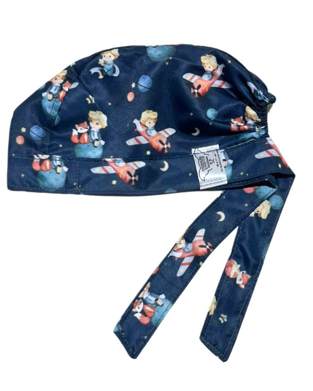 Gorro Medico Quirúrgico El Principito Antoine De Saint-exupé Azul Marino