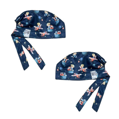 Gorro Medico Quirúrgico El Principito Antoine De Saint-exupé Azul Marino