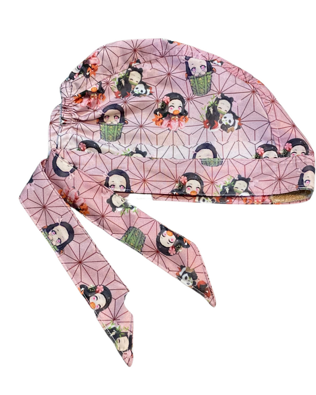 Gorro Quirúrgico Demon Slayer Nezuko Antifluidos - Antisudor - Every Medical -  Dr. Gorrito