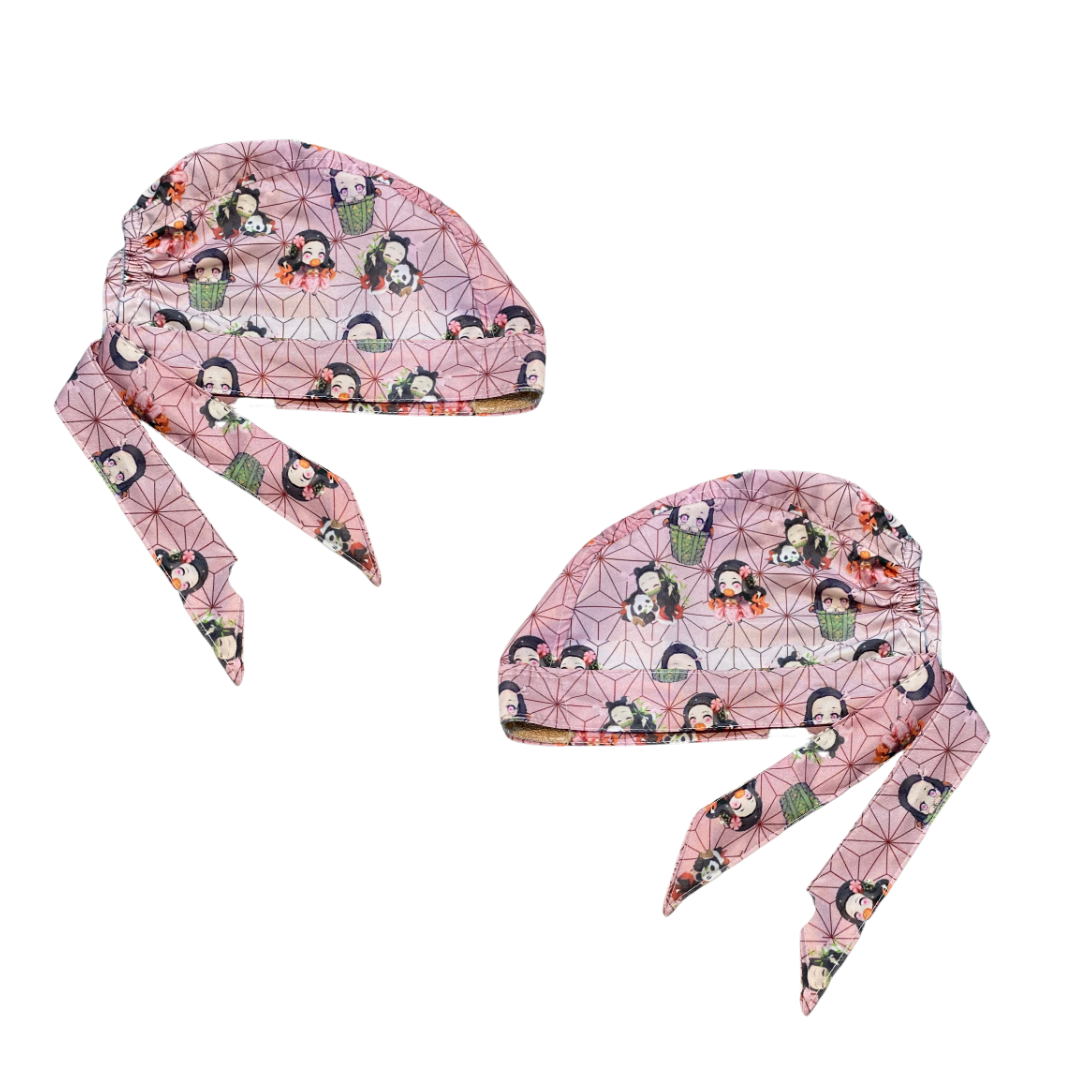 Gorro Quirúrgico Demon Slayer Nezuko Antifluidos - Antisudor - Every Medical -  Dr. Gorrito