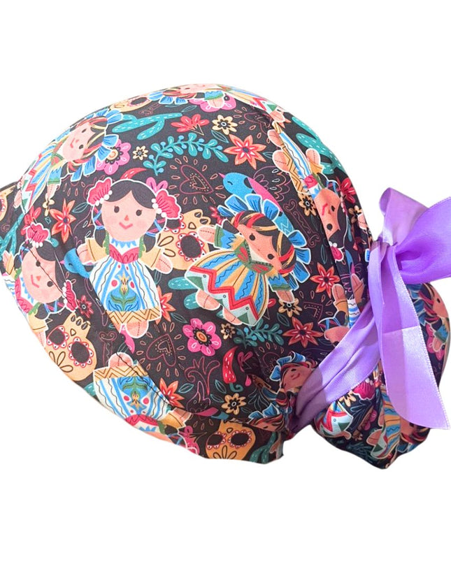 Gorro Medico Quirúrgico Muñeca  Lale  mex- Listones