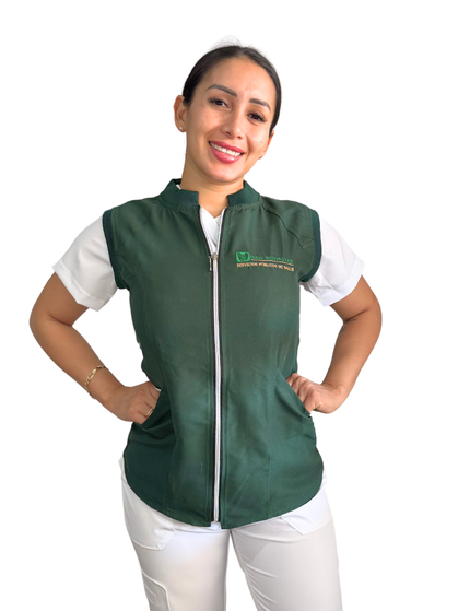 Chaleco - Clinico Quirurgico Cierre Dama Hospital (CON LOGO INSTITUCIONAL)