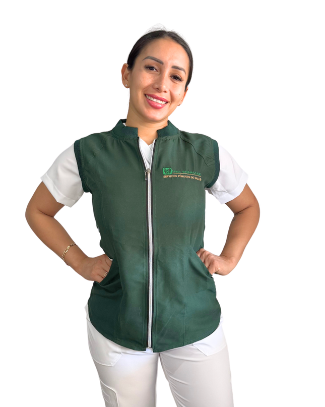 Chaleco - Clinico Quirurgico Cierre Dama Hospital (CON LOGO INSTITUCIONAL)