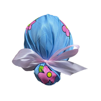 Gorro Medico Quirúrgico - Enfermería - SImpsons - Homero En Vestido - Listón - Celeste