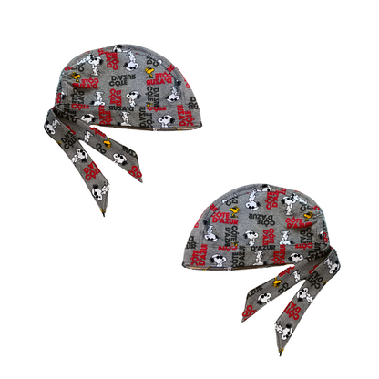 Gorro Quirúrgico Snoopy Gris - Antisudor