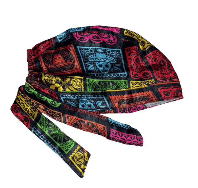 Gorro Quirúrgico - Unisex  - Estampado - Dia De Muertos - Papel picado - Every Medical -  Dr. Gorrito