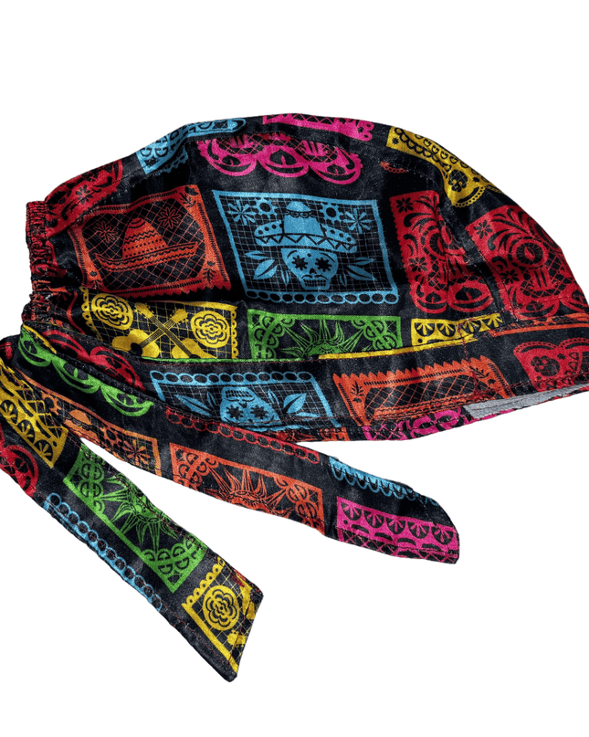 Gorro Quirúrgico - Unisex  - Estampado - Dia De Muertos - Papel picado - Every Medical -  Dr. Gorrito