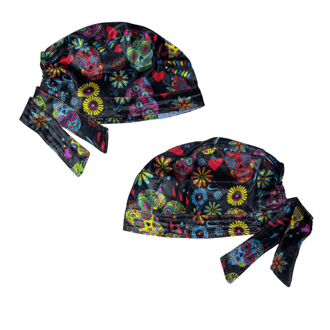 Gorro Quirúrgico - Unisex  - Estampado - Dia De Muertos - Papel picado