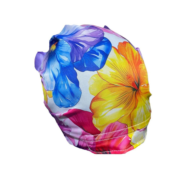Gorro Medico Quirúrgico - Enfermera - Flores - Listón - COLORES