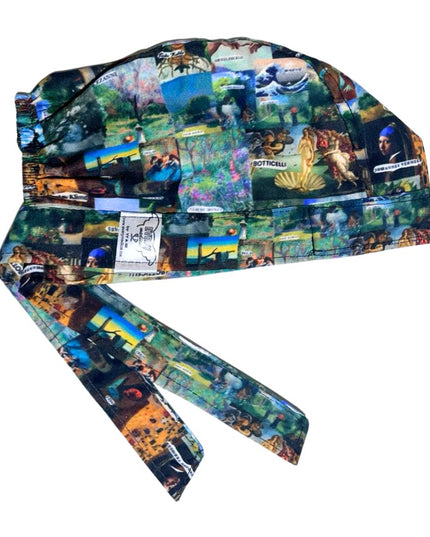 Gorro Medico Quirúrgico Pinturas De Arte Botticelli Van Gogh - todos