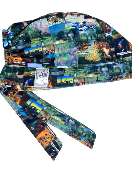 Gorro Medico Quirúrgico Pinturas De Arte Botticelli Van Gogh - todos
