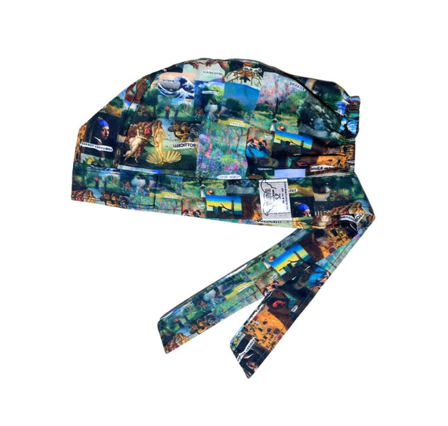 Gorro Medico Quirúrgico Pinturas De Arte Botticelli Van Gogh - todos