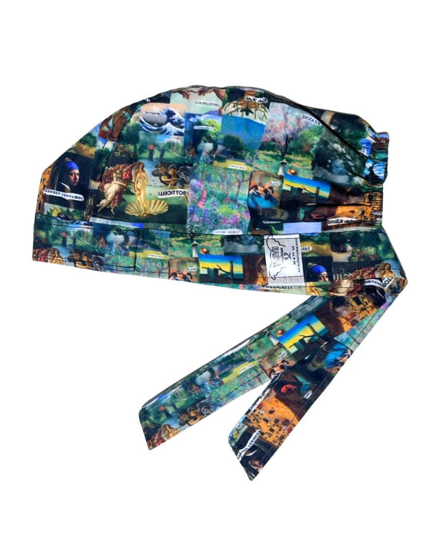 Gorro Medico Quirúrgico Pinturas De Arte Botticelli Van Gogh - todos