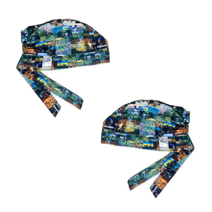 Gorro Medico Quirúrgico Pinturas De Arte Botticelli Van Gogh - todos
