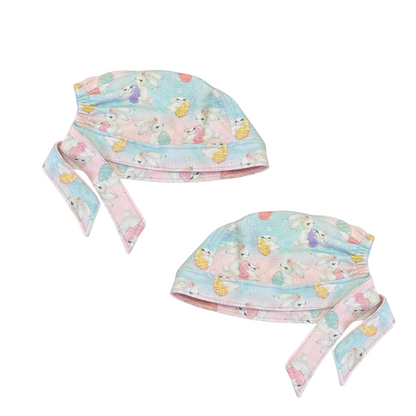 Gorro Medico Quirúrgico - Algodón - Conejo De Pascua - Enfermería - Salud