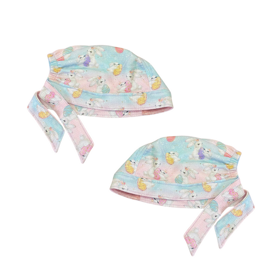 Gorro Medico Quirúrgico - Algodón - Conejo De Pascua - Enfermería - Salud
