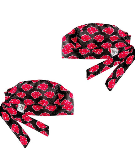 Gorro Quirúrgico - Naruto - Akatsuki - Negro