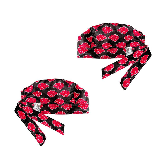 Gorro Quirúrgico - Naruto - Akatsuki - Negro