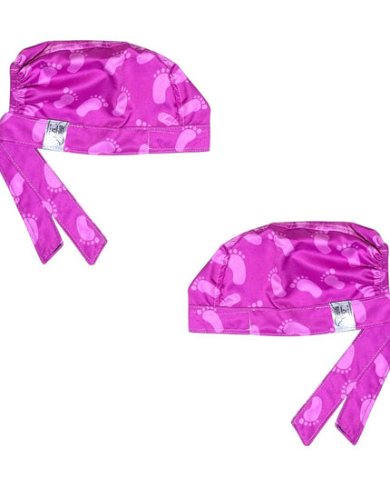Gorro Medico Quirúrgico podologia Pies Foot - Rosa