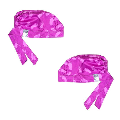 Gorro Medico Quirúrgico podologia Pies Foot - Rosa