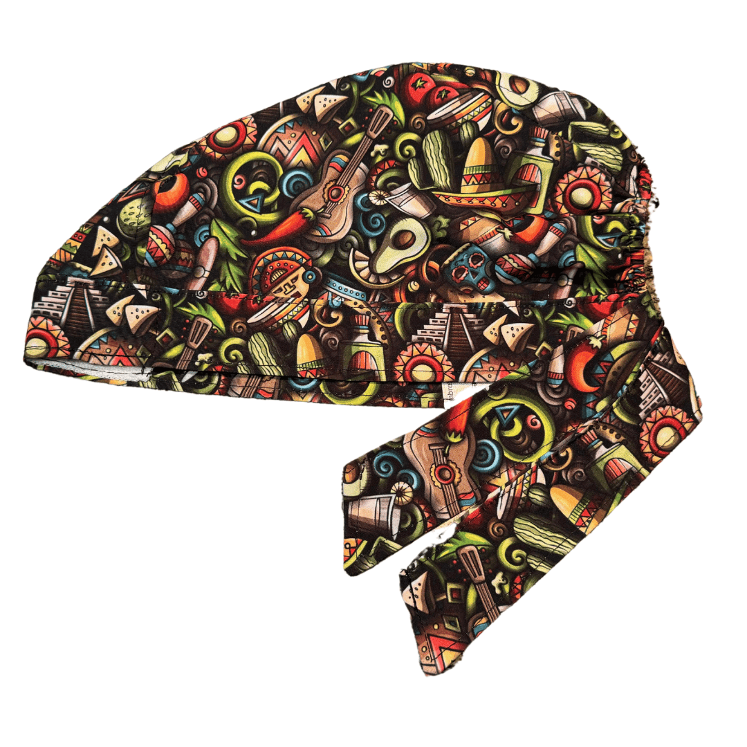 Gorro Medico Quirúrgico Fiesta Mexicana 15 Septi Antifluidos