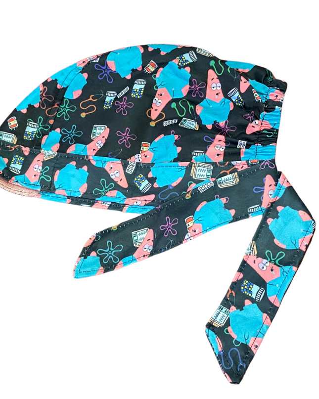 Gorro Quirúrgico Antifluido - Patricio Enfermero - Bob Esponja