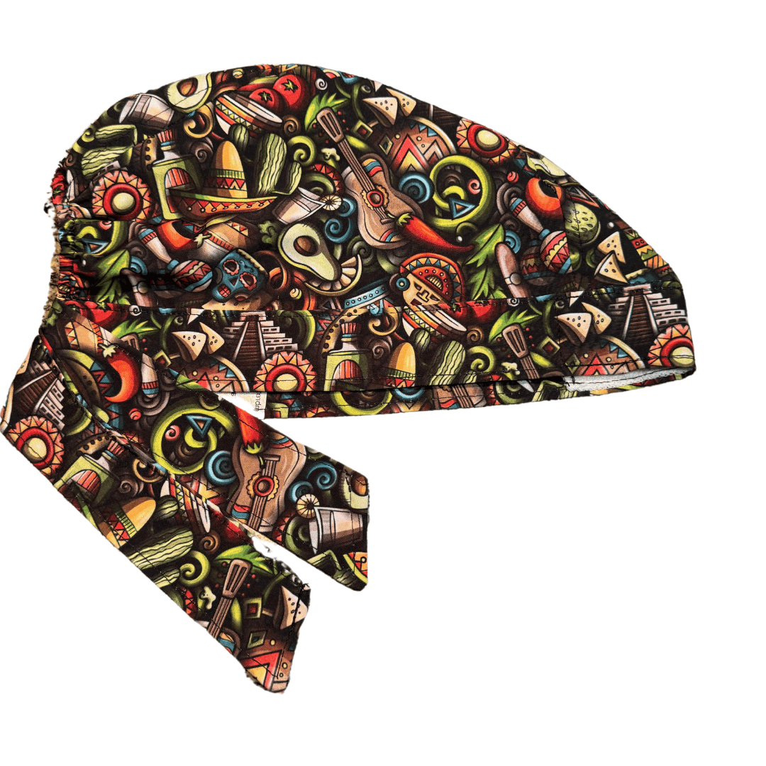 Gorro Medico Quirúrgico Fiesta Mexicana 15 Septi Antifluidos